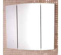 Зеркало-шкаф Comforty "Лаура-75-3" белый 00003121083