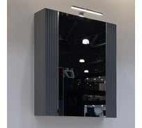Зеркало-шкаф Comforty "Лима-70" антрацит 00-00004891