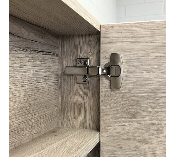 Зеркало-шкаф Comforty "Марио-60" дуб дымчатый 00-00005201