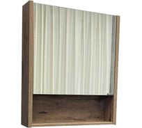 Зеркало-шкаф Comforty "Марио-60" дуб темный 00-00004158
