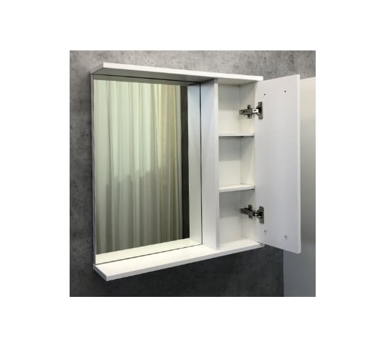 Зеркало-шкаф Comforty "Модена М-60" белый матовый 00-00001639