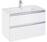 Модуль для раковины 800 мм Roca THE GAP 2 ящика, белый глянец, подходит раковина Gap и Victoria Unik 00066625 1