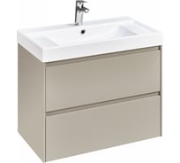 Тумба под раковину Roca Ona 800, бежево-серый матовый 2 ящика 00082558 A857630510
