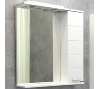 Зеркало-шкаф Comforty "Модена М-75" белый матовый 00-00001640