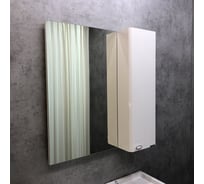 Зеркало-шкаф Comforty "Неаполь-80" белый глянец 00004147561