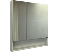 Зеркало-шкаф Comforty "Никосия-70" дуб белый 00-00006163