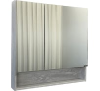 Зеркало-шкаф Comforty "Никосия-80" дуб белый 00004138838