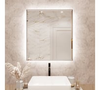 Зеркало Mebelvann БЕЛЛАДЖИО 800x700 (черный) Z_BLJ_BL_800х700