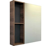 Зеркало-шкаф Comforty "Порто-75" дуб темно-коричневый 00-00009231