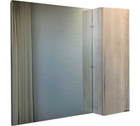 Зеркало-шкаф Comforty "Порто-90" дуб дымчатый 00-00009443