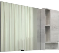 Зеркало-шкаф Comforty "Прага-120" дуб белый 00004136262