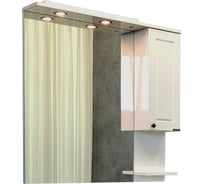 Зеркало-шкаф Comforty "Севилья-85" слоновая кость 00003132625