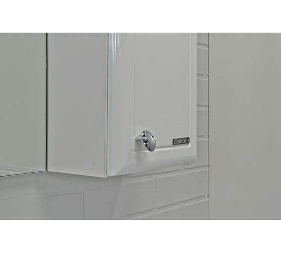 Зеркало-шкаф Comforty "Сочи-100" белый глянец 00003132226