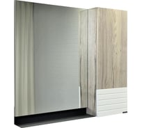 Зеркало-шкаф Comforty "Страсбург-90" дуб дымчатый 00-00006573