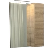 Зеркало-шкаф Comforty "Тромсе-60" дуб сонома 00004142221