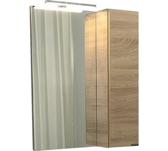 Зеркало-шкаф Comforty "Тромсе-60" дуб сонома 00004142221