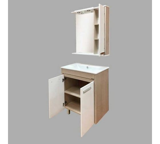 Зеркало-шкаф Comforty "Тулуза-75" сосна лоредо 00003121662