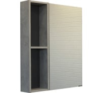 Зеркало-шкаф Comforty "Франкфурт-60" бетон светлый 00-00004331