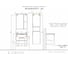 Зеркало-шкаф Comforty "Франкфурт-60" дуб шоколадно-коричневый 00004150528 7