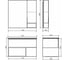 Зеркало-шкаф Comforty "Франкфурт-75" дуб шоколадно-коричневый 00004151044 7