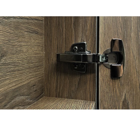 Зеркало-шкаф Comforty "Франкфурт-90" дуб шоколадно-коричневый 00004150529