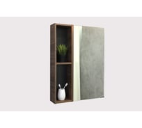 Зеркало-шкаф Comforty "Штутгарт-60" дуб тёмно-коричневый 00004151036