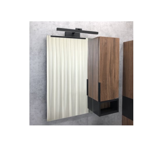 Зеркало-шкаф Comforty "Штутгарт-75" дуб тёмно-коричневый 00004151037