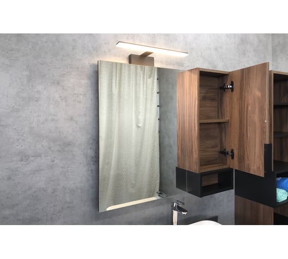 Зеркало-шкаф Comforty "Штутгарт-90" дуб тёмно-коричневый 00004151038