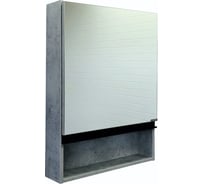 Зеркало-шкаф Comforty "Эдинбург-60" бетон светлый 00-00002043