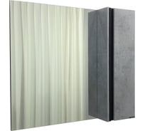 Зеркало-шкаф Comforty "Эдинбург-90" бетон светлый 00004147981