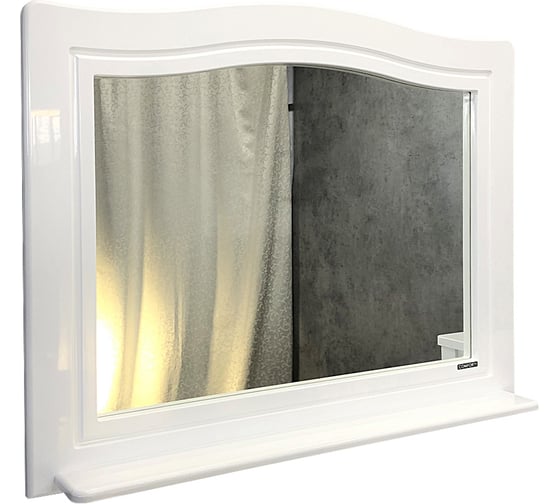Зеркало Comforty "Павия-100" белый глянец 00004147986