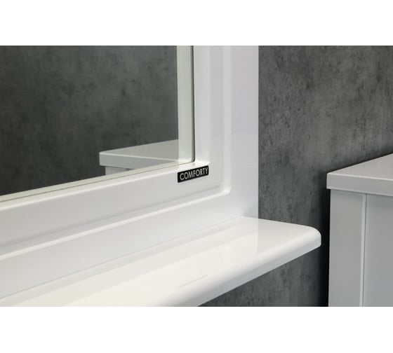 Зеркало Comforty "Павия-100" белый глянец 00004147986
