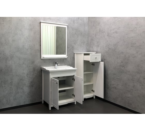 Зеркало Comforty "Тбилиси-70" белый глянец 00003132631