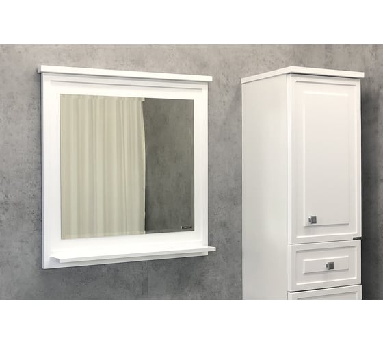 Зеркало Comforty "Феррара-80" белый глянец 00004151059