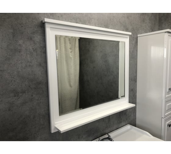 Зеркало Comforty "Феррара-100" белый глянец 00004147993