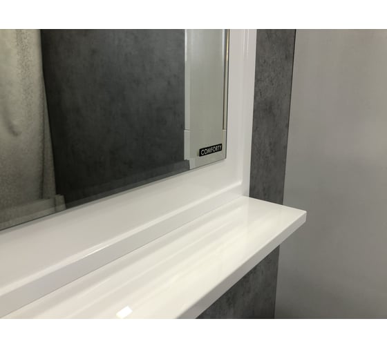 Зеркало Comforty "Феррара-100" белый глянец 00004147993
