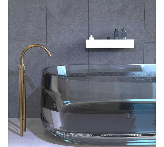 Полка Граф Держалкин Skyline mono 50x9.2x9, белая Fl-sky-m50-б