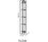 Полка Граф Держалкин Skyline prima 15x9.6x100, с крючками, черная Fl-sky-pr15k-ч 4