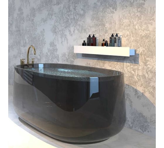 Полка Граф Держалкин Skyline mono 100x9.2x9, белая Fl-sky-m100-б