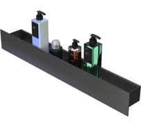 Полка Граф Держалкин Skyline mono 70x9.2x9, черная Fl-sky-m70-ч