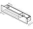 Полка Граф Держалкин Skyline patron 50x9.2x9, крючки справа, белая Fl-sky-pa50п-б 4