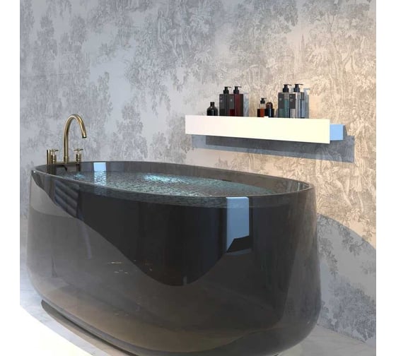 Полка Граф Держалкин Skyline mono 90x9.2x9, белая Fl-sky-m90-б