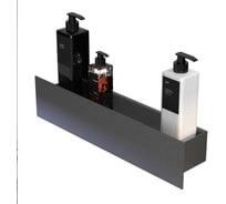 Полка Граф Держалкин Skyline mono 40x9.2x9, черная Fl-sky-m40-ч