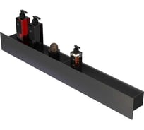 Полка Граф Держалкин Skyline mono 80x9.2x9, черная Fl-sky-m80-ч