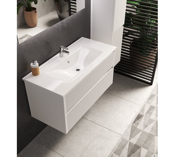 Тумба SanVit Рольф 2 -120 белый глянец krolf2120