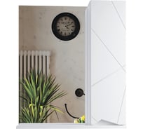 Подвесной зеркальный шкаф Sanstar линни 60  белый 273.1-2.4.1.КАС