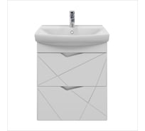 Тумба подвесная Sanstar линни 60 без раковины для ванной комнаты, белая 402.1-1.4.1