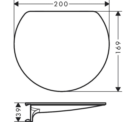 Полка Hansgrohe WallStoris 27915700