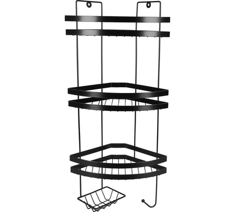 Угловая полка для ванной Rosenberg 3 яруса RUS-385339