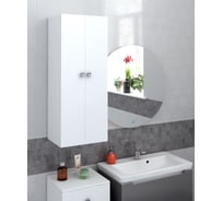 Пенал SANTREK "Виола" 2 двери подвесной белый 400x1000x300 316048